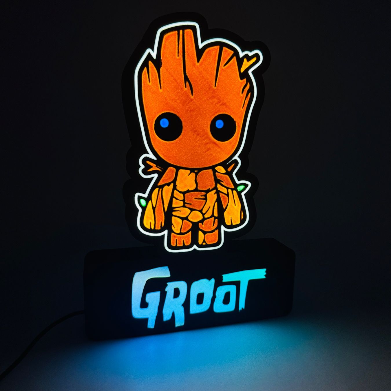 Lampade: Lightbox lumière led Groot RGB – Nuovo (secondo la descrizione) da Vicques venduto da PAMB3D 5