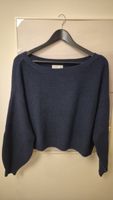 Navy Blue Knit Oversize Sweater XS Hollister