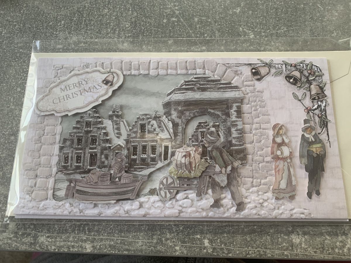 Karten: 3D-Karte Weihnachten – Neu und originalverpackt aus Amriswil von SCHLOSSGEISTLI
