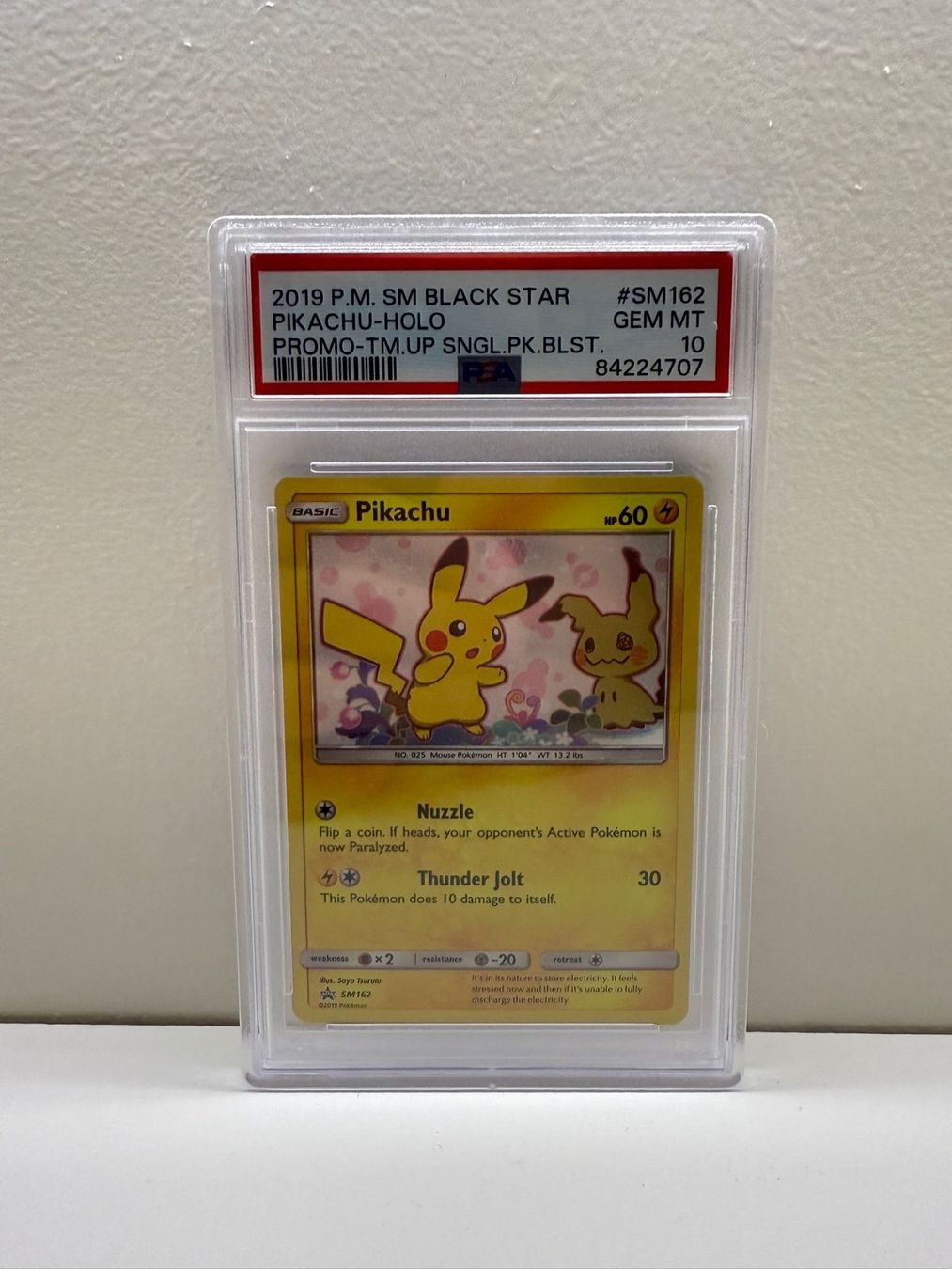 Pokémon Carte collezionabili: PSA 10 Pikachu SM162 Holo Promo – Nuovo e nell'imballaggio originale da Grandson venduto da nopaoch