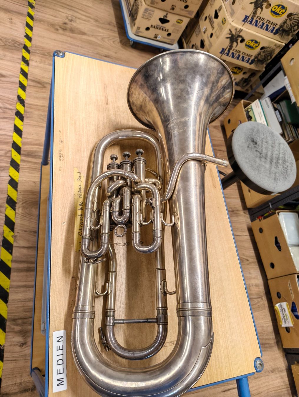 Besson Strumenti musicali: Euphonium Besson New Standard (revisionsbedürftig) – Difettoso da Basel venduto da bk_brockibasel 1