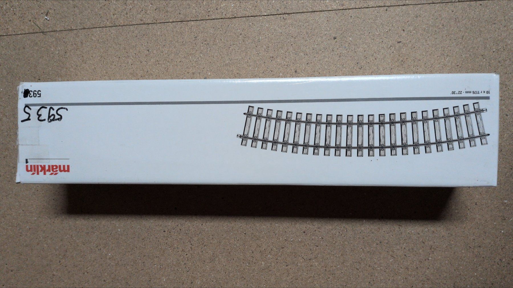 Märklin Modelleisenbahnen: 10x Geborgenes Gleis 59035 - neu – Neu und originalverpackt aus Rupperswil von white.rabbit