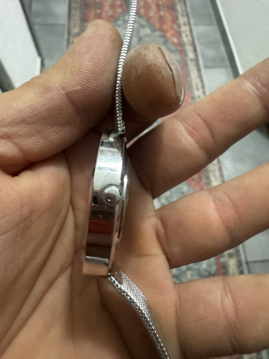 Orologi: Armbanduhr silber weiss Mesh  – Usato da Gerlafingen venduto da naj_vj8s 5