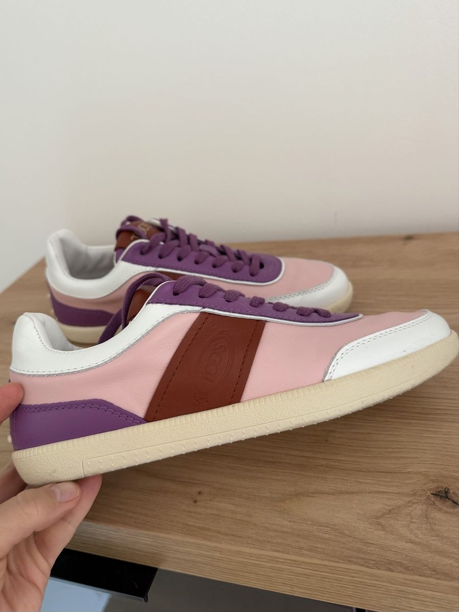 Tod'S Scarpe da donna: baskets en cuir véritable Tod’s 36,5 – Usato da Forel (Lavaux) venduto da julie13 3