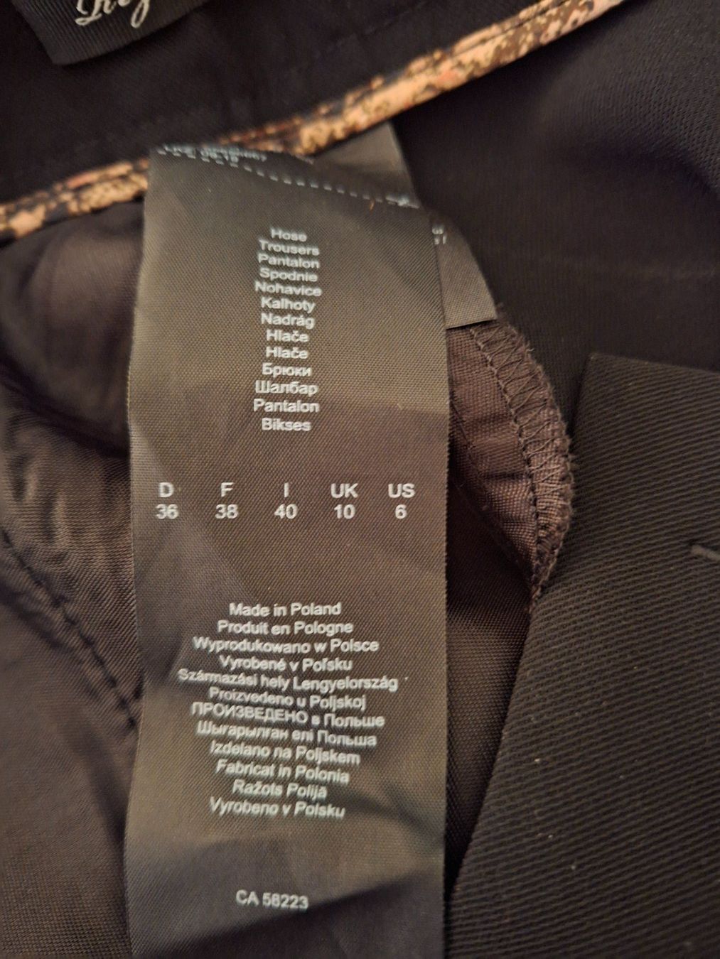 S.Oliver Pantaloni: S.Oliver Black Label Stoffhose schwarz – Usato da Unterentfelden venduto da hofa01 4
