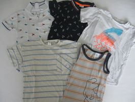 5 x Shirts Jungen LCW / Sanetta in Grösse 104 4/5Y