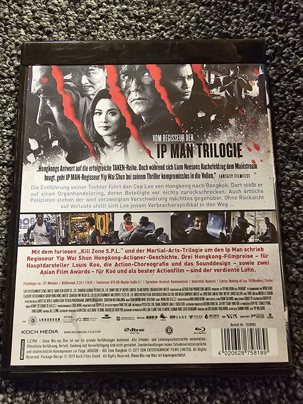 Tutti i DVDs: Blu-ray Paradox Kill Zone Bangkok – Usato da Ruswil venduto da jan_bxl5 1