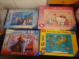 Ravensburger Puzzles 4er Set Disney Hello Kitty