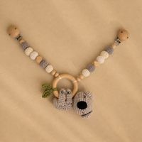 Baby Kinderwagen Kette Koala Holz Ring neu