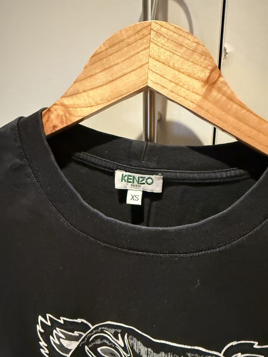 Kenzo T-shirt: Kenzo Tiger Tee Shirt Black – Usato da Genève venduto da SG_73 1