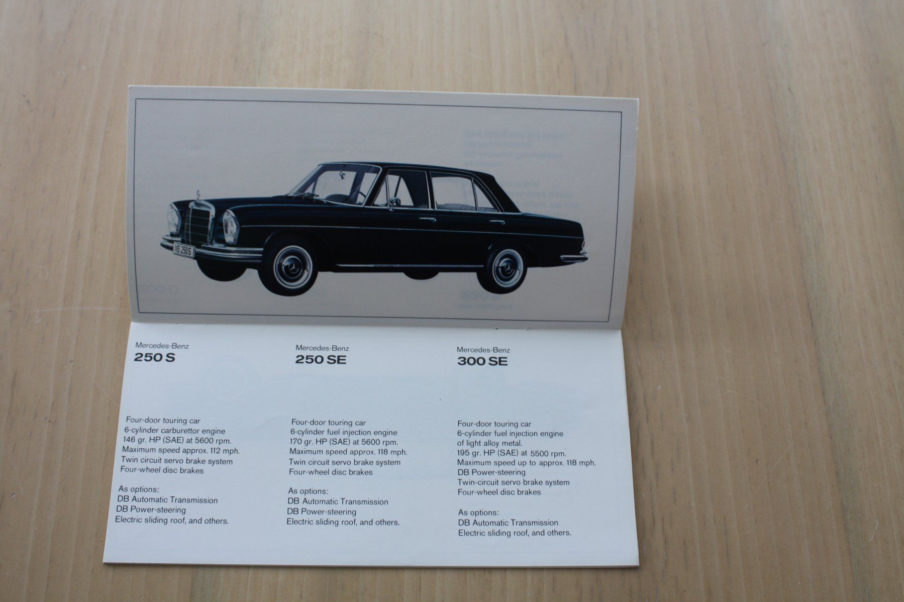 Mercedes-Benz Documenti: Mercedes-Benz Modell Programm Prospekt 9/1965 – Usato da Wikon venduto da erwin400 3