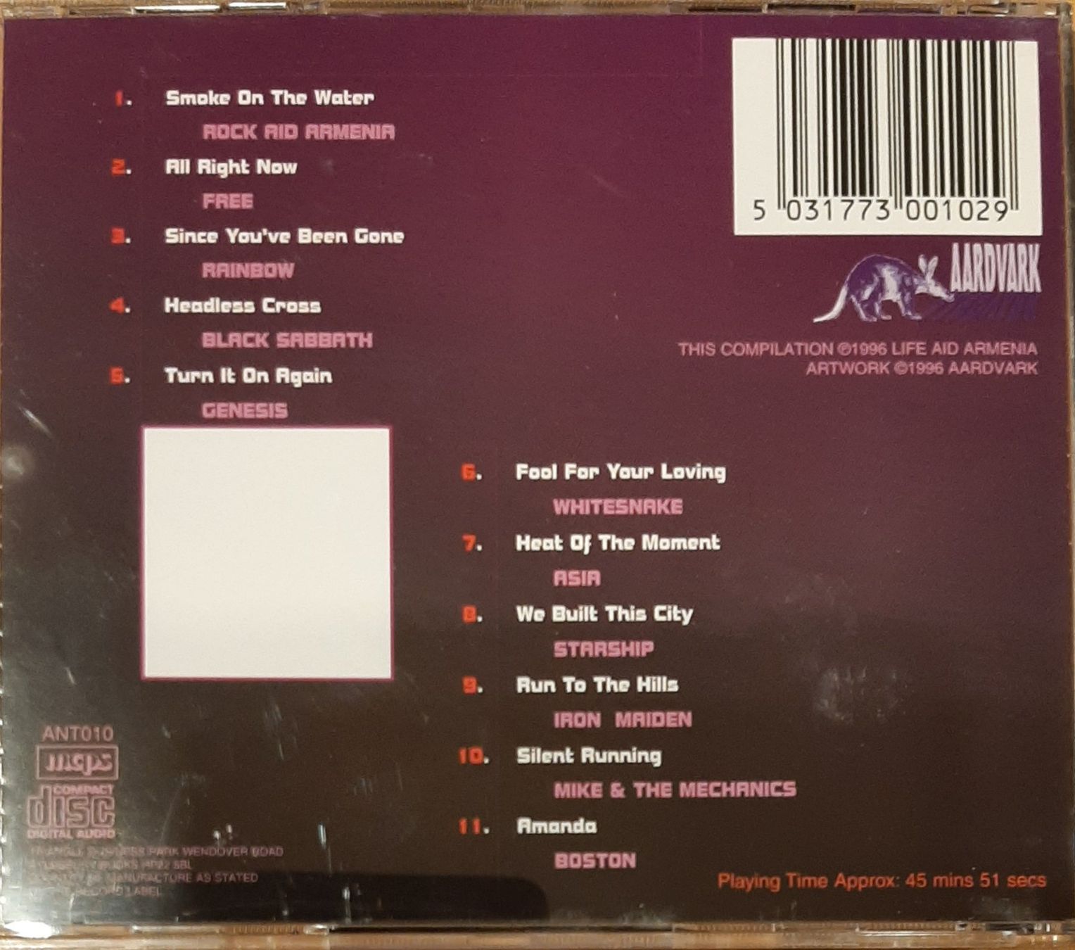CD: Best Of Rock - 3 CD Box, 3CD Rock Compilation – Usato da Schönenberg TG venduto da Gregordini 5