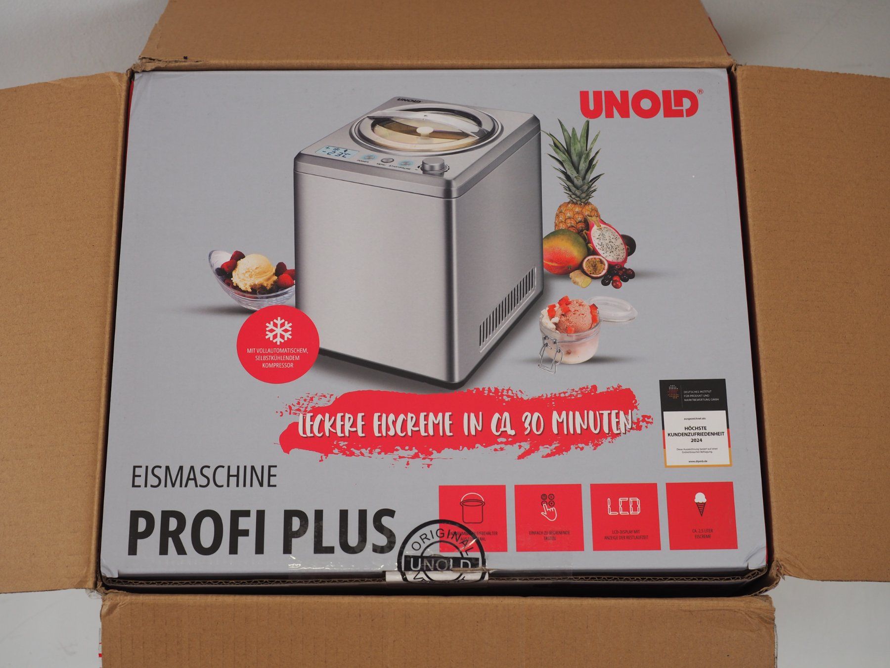 Elettrodomestici da cucina: UNOLD Profi Plus Eismaschine (26070242) – Nuovo e nell'imballaggio originale da Zürich venduto da fundsachenverkauf 1