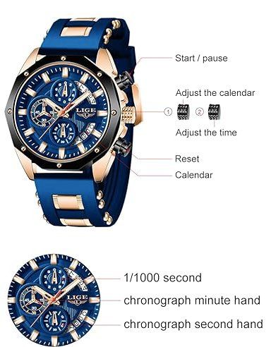 Uhren: Herren Chronograph Armbanduhr – Neu und originalverpackt aus Geneve von Titi2008 4