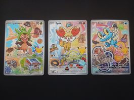 First Partner Serie 3 Igamaro Fynx Froxy Pokémon German