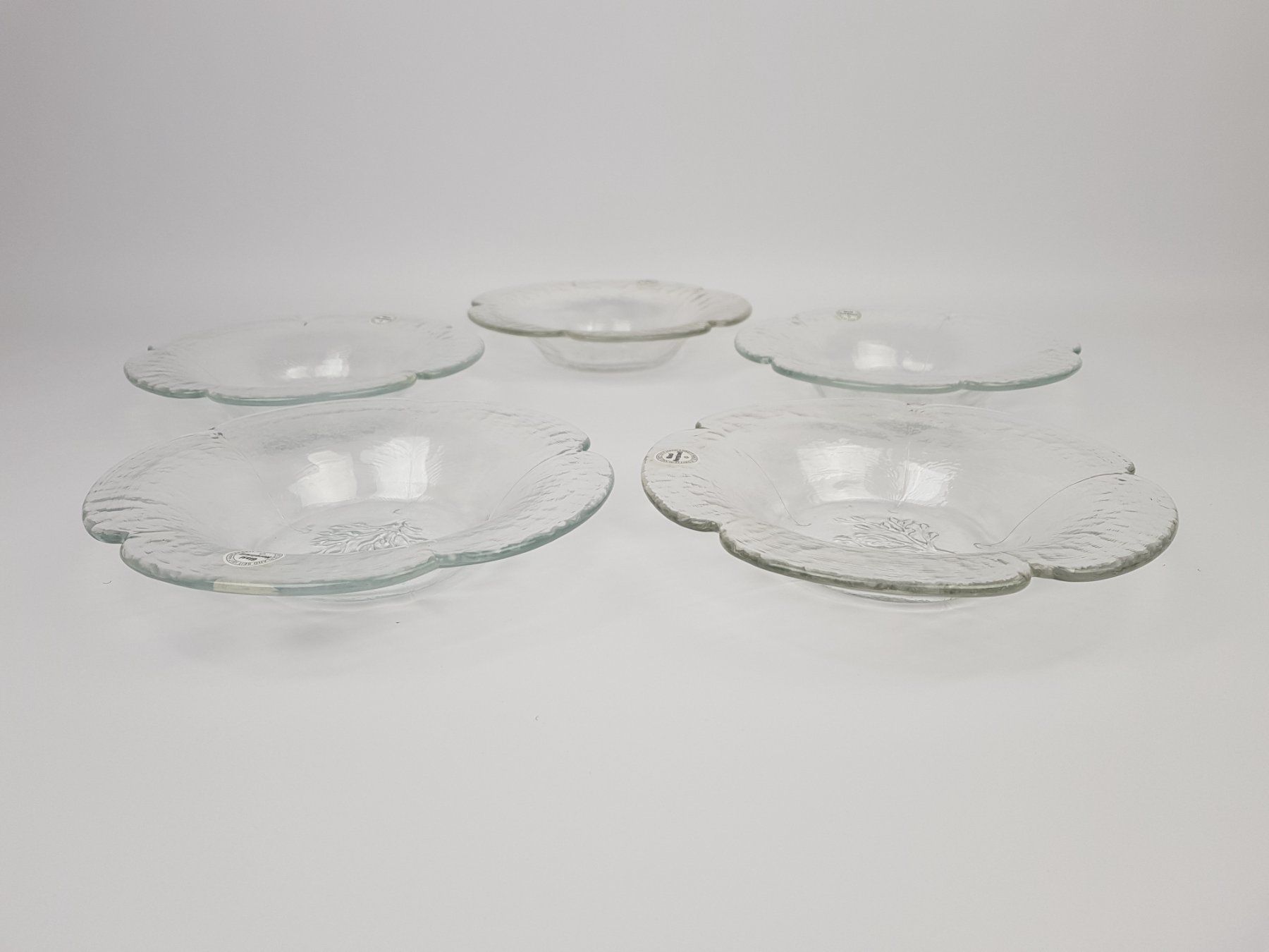 Glasi Hergiswil Set di piatti: GLASI HERGISWIL Glasschälchen 5 Stk. – Usato da Suhr venduto da Restwert_Suhr