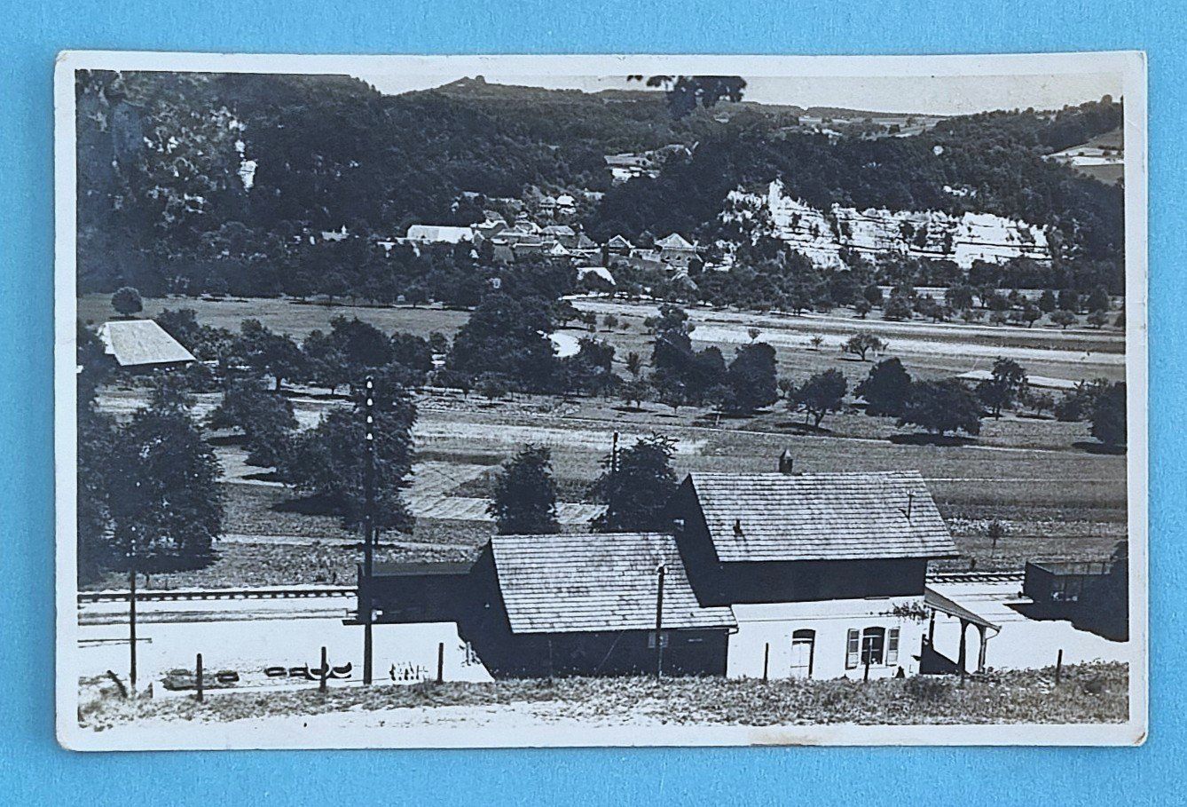 Cartes postales: Gümmenen - Seftigen - Bahnhof - 1927 – D'occasion à Rothrist par RROENK