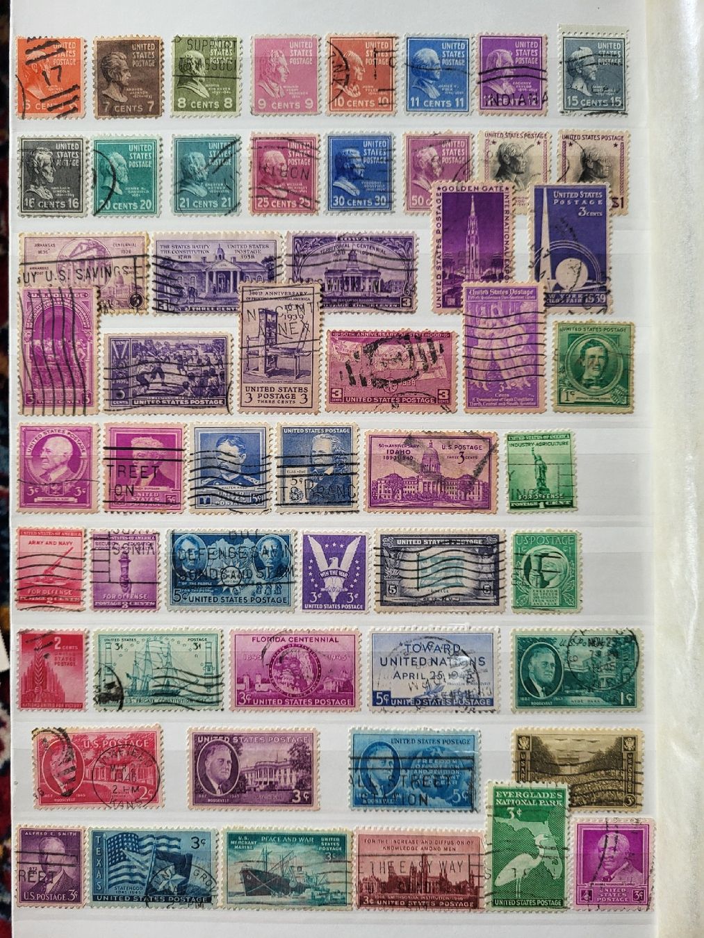 Tous les timbres: SPANNENDES USA - ALTLOT – D'occasion à stäfa par brandy66 2