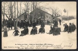 Saleve, Au Salève en hiver, Hotel du Mo
