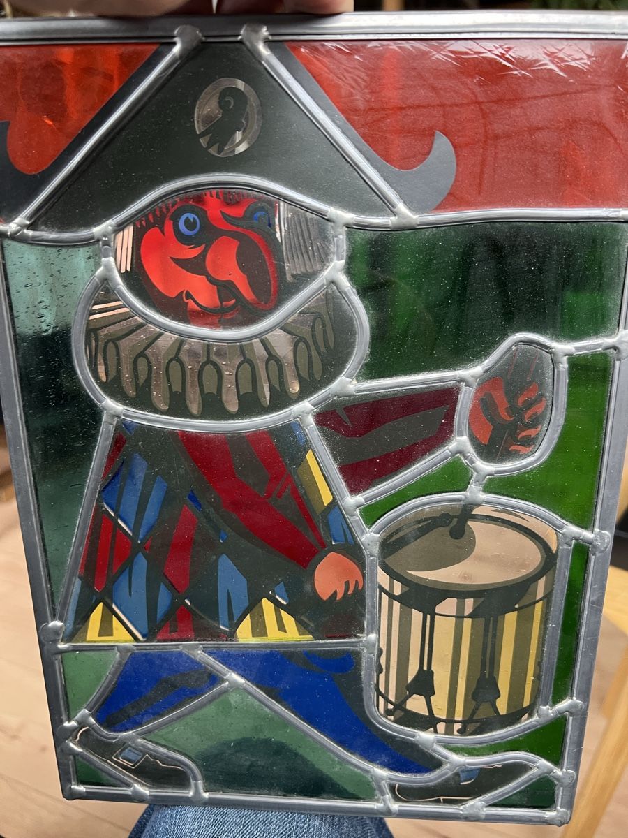 Tutte le decorazioni: Fasnachts Bleiglasbild – Usato da Laufen venduto da groove60 4