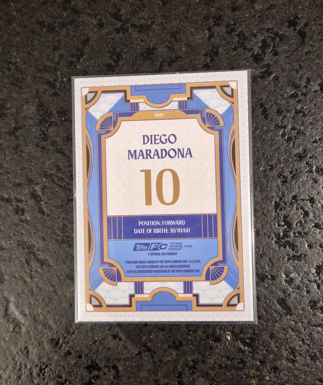 Topps Sammelbilder & Trading cards: Diego Maradona Static Parallel - Argentinien - Topps – Neu (gemäss Beschreibung) aus Burg AG von Danoe 1