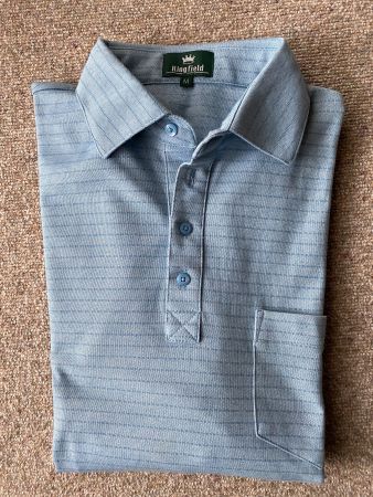 Kingfield Poloshirt, Herren, Grösse M, hellblau