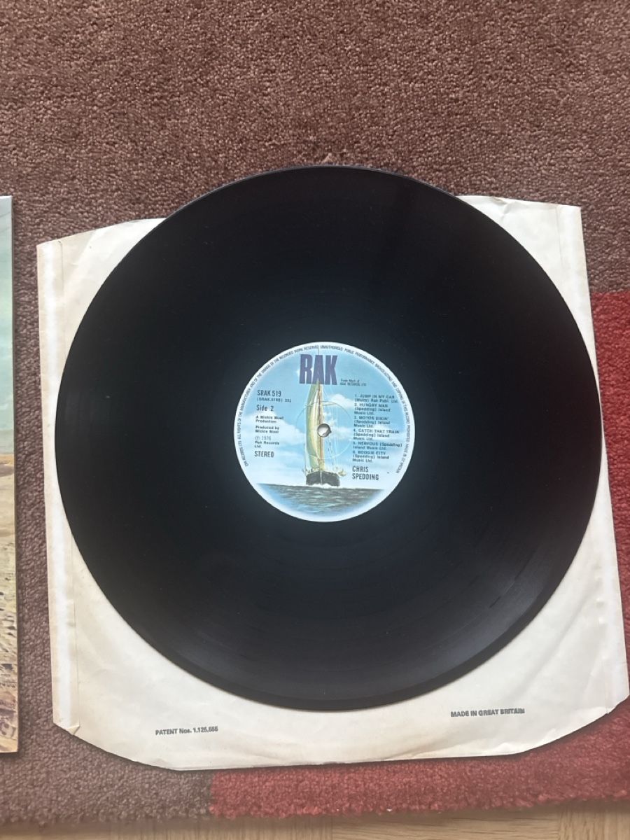 Vinyles: Chris Spedding 'Blue Yonder' 1980 LP – D'occasion à Givisiez par My_favorite_shop 1