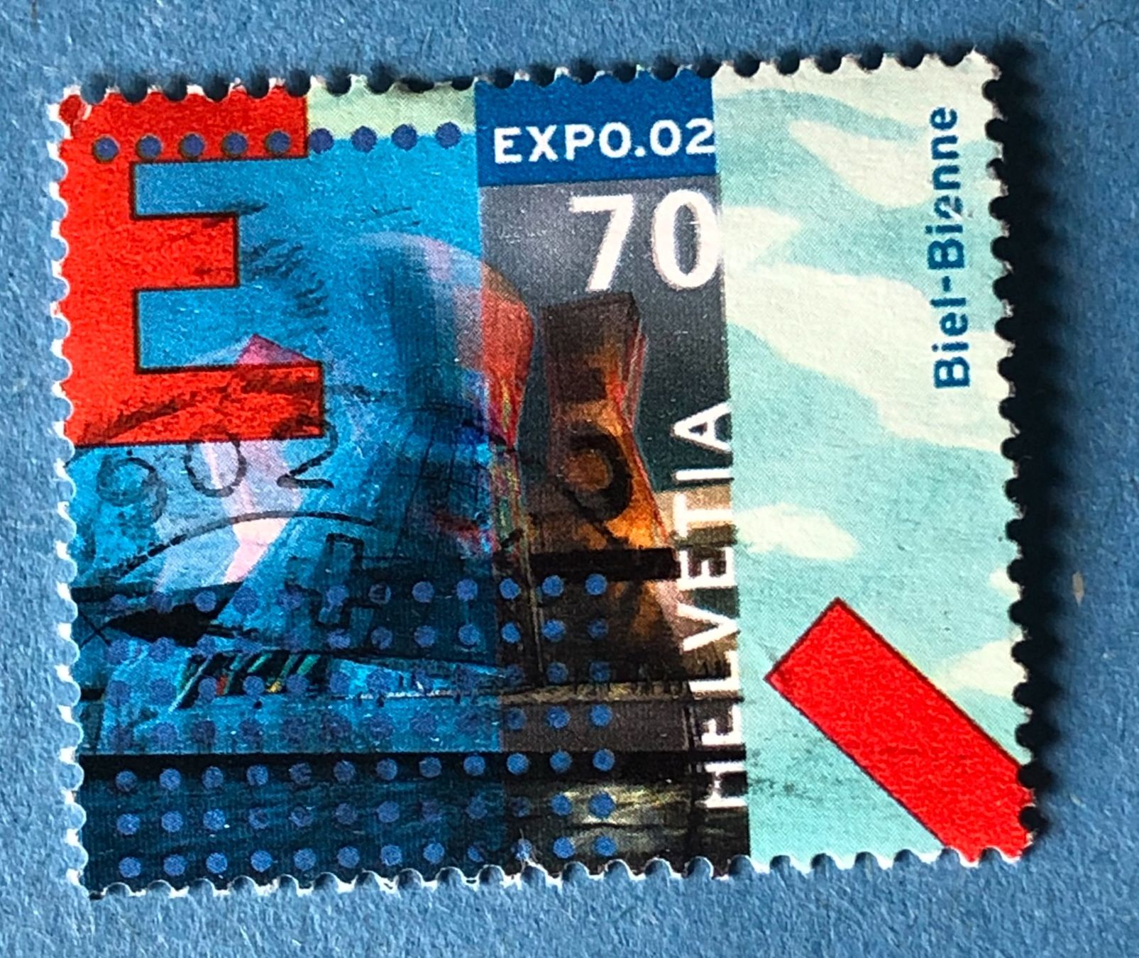 Tutti i francobolli: Nr.1041 GESTEMPELT Arteplage Biel 2002    – Usato da Aarau venduto da Billa007