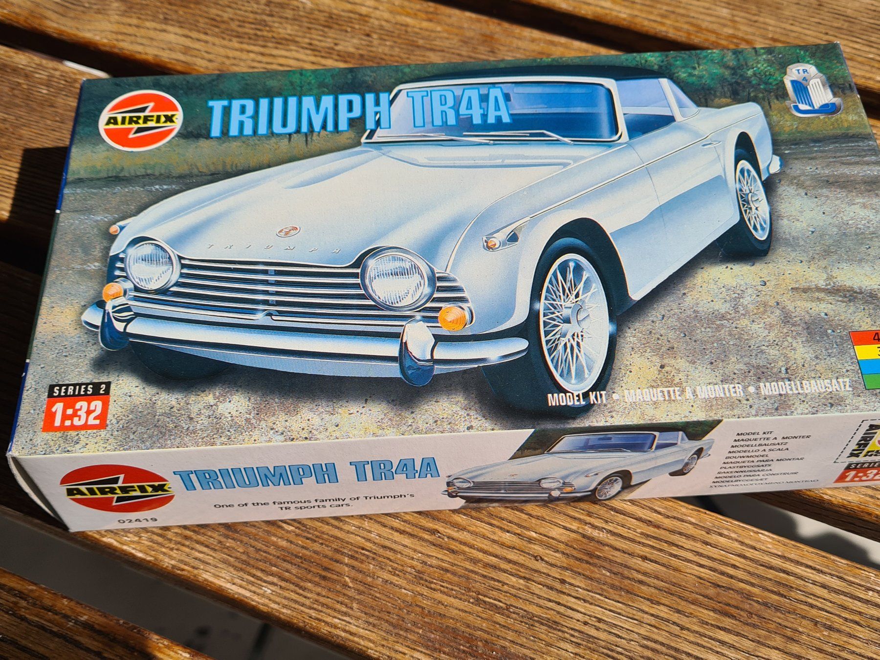 Triumph Modellautos: AIRFIX 32 SCALE Triumph TR4A – Neu und originalverpackt aus Basel von Solarbebop