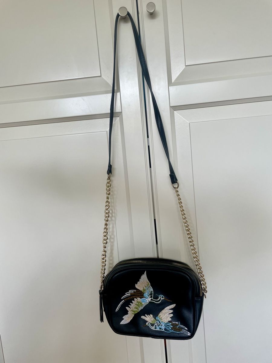Maddison Borse da donna: Small Black Handbag embroidered from Maddison – Usato da Zürich venduto da lydia.joray 4