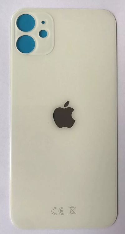 Vitre Arrière De Remplacement Pour IPhone 11 - Blanc - Modèle "Grand Trou" - Neuf