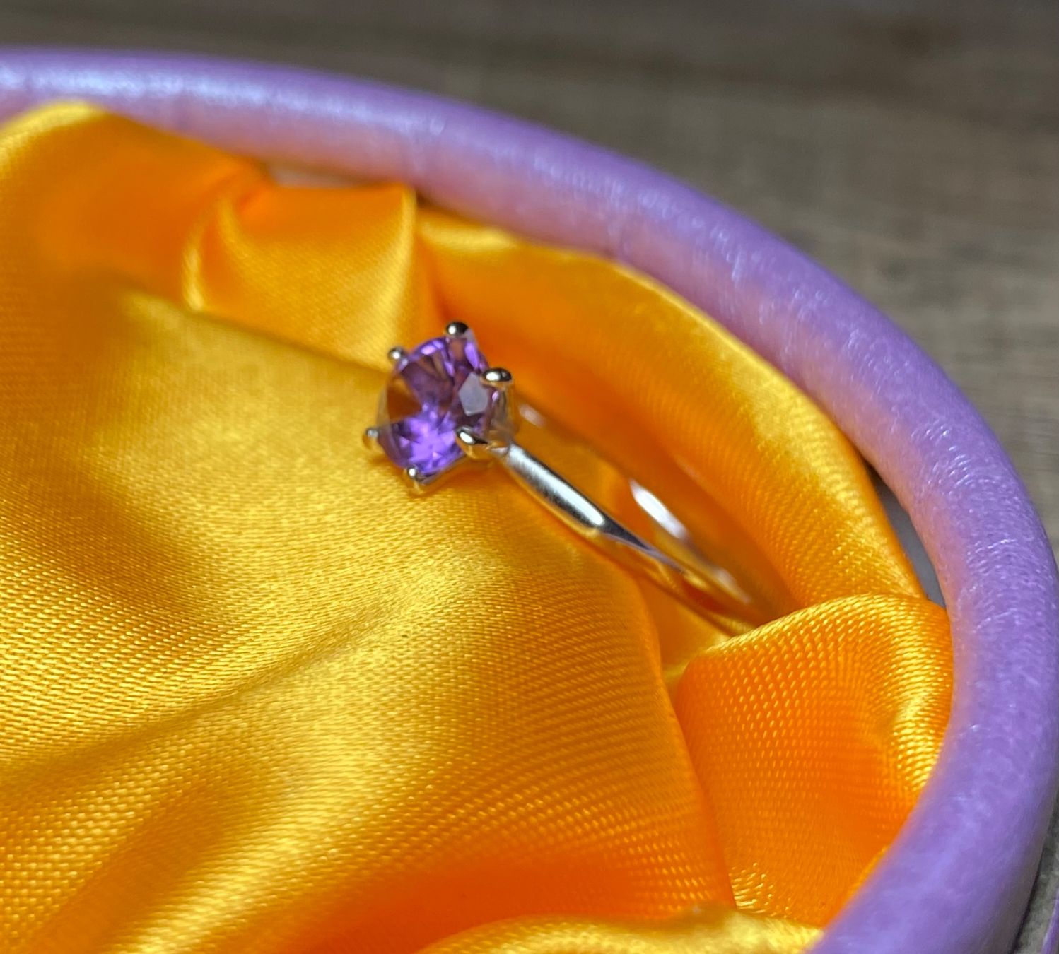 Ringe: Amethyst Ring Silber 925 vergoldet 💎✨ – Neu und originalverpackt aus Laax GR von Kiki-Kingdom2 8