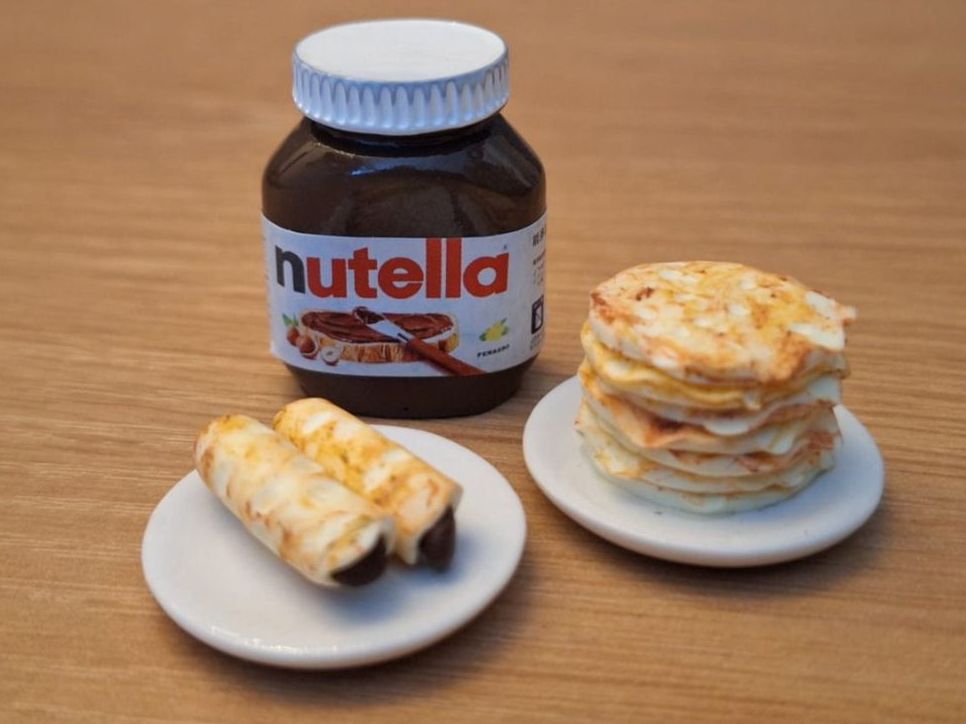 Puppenhäuser & -möbel: Handmade Nutella Omeletten – Neu (gemäss Beschreibung) aus Zürich von HandmadeTinyFood