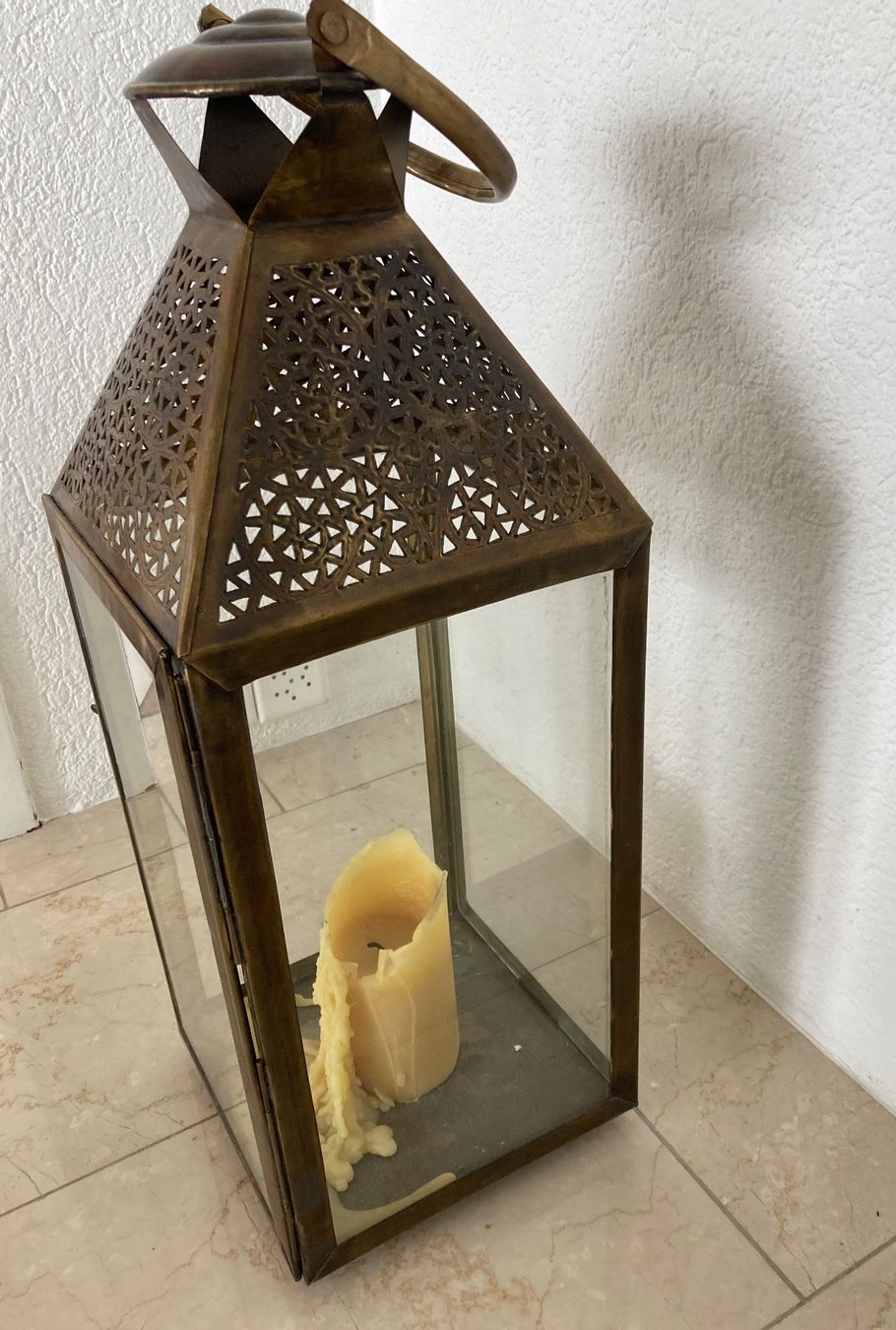 Lanterne: Windlicht Metall orientalisch – Usato da Hurden venduto da Ruby70 1
