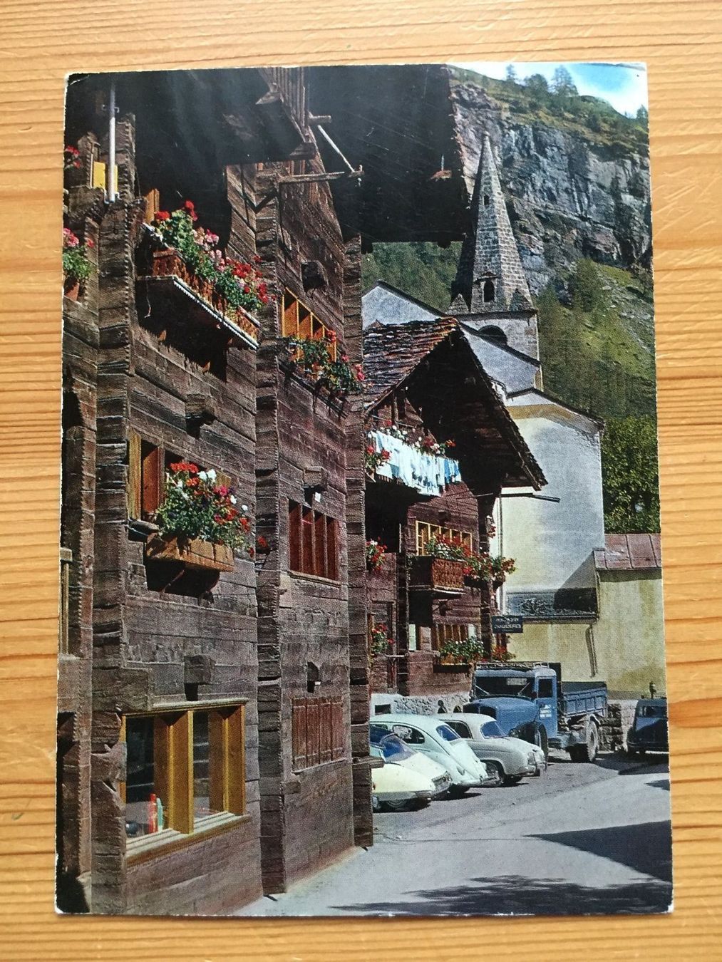 Cartoline postali: Evolène Chalets - AK 1968 – Nuovo (secondo la descrizione) da Oberuzwil venduto da Henri09