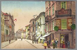 1915, BELLINZONA, VIALE ALLA STAZIONE, NEGOZIO C.BRAMBILLA