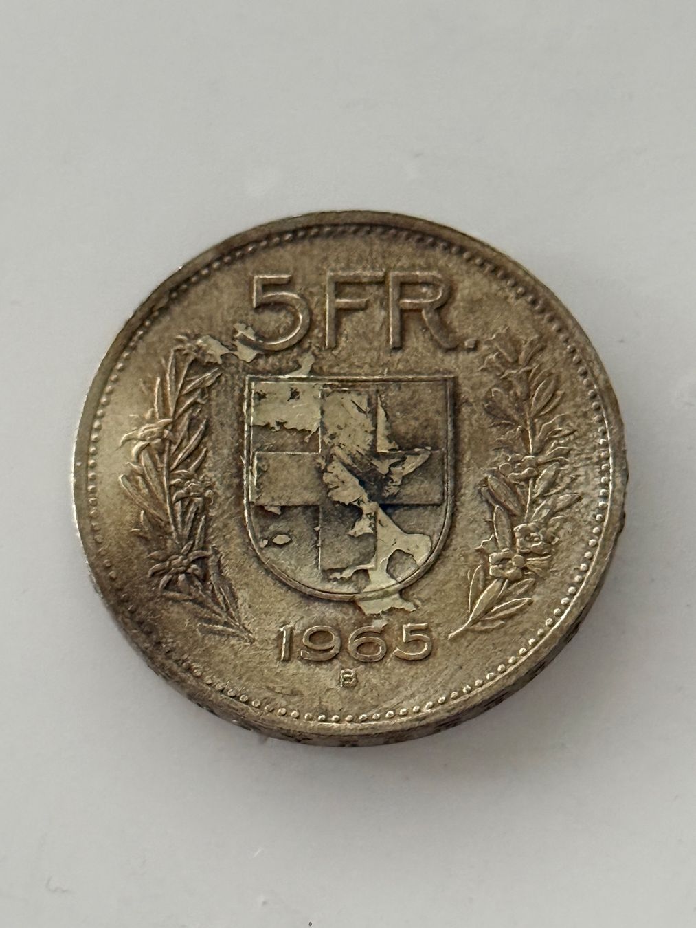 Alle Münzen: 5 Franken 1965  Silber – Gebraucht aus Wallisellen von SWISS_SILVER1 1