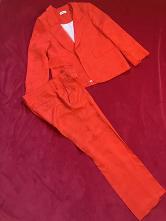 Damen Hosenanzug Zadig & Voltaire rot Grösse 38
