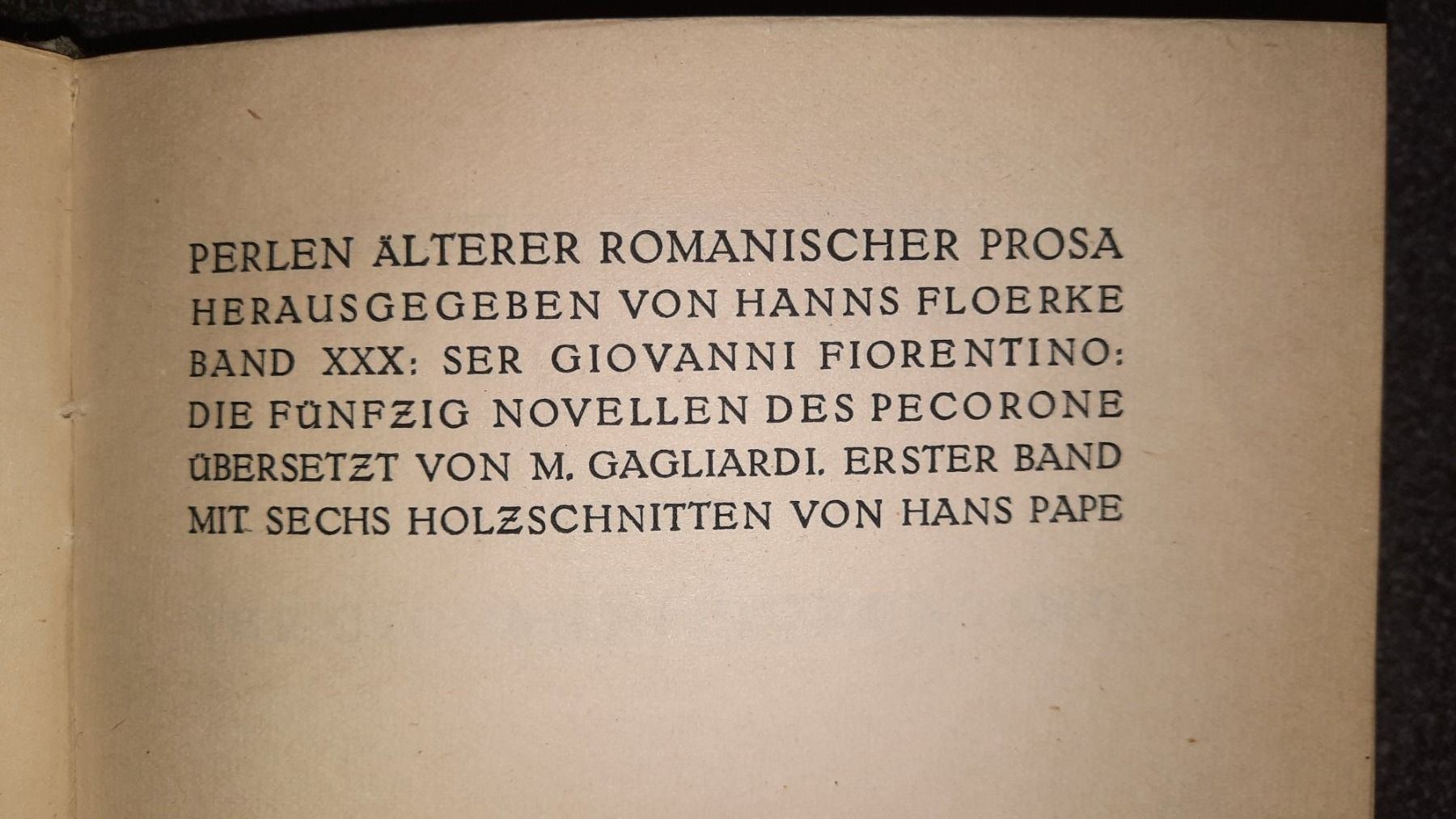 Libri: DIE 50 NOVELLEN DES PECORONE – Usato da zürich venduto da gabab 2