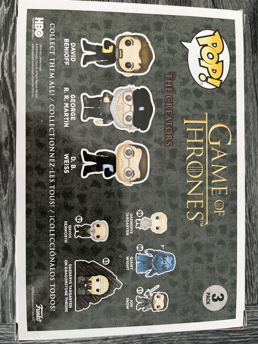 Funko Statuette: Lot de 3 Pop! GOT - Créateurs - 🔥 – Usato da Yverdon-les-Bains venduto da vin_95zk 1