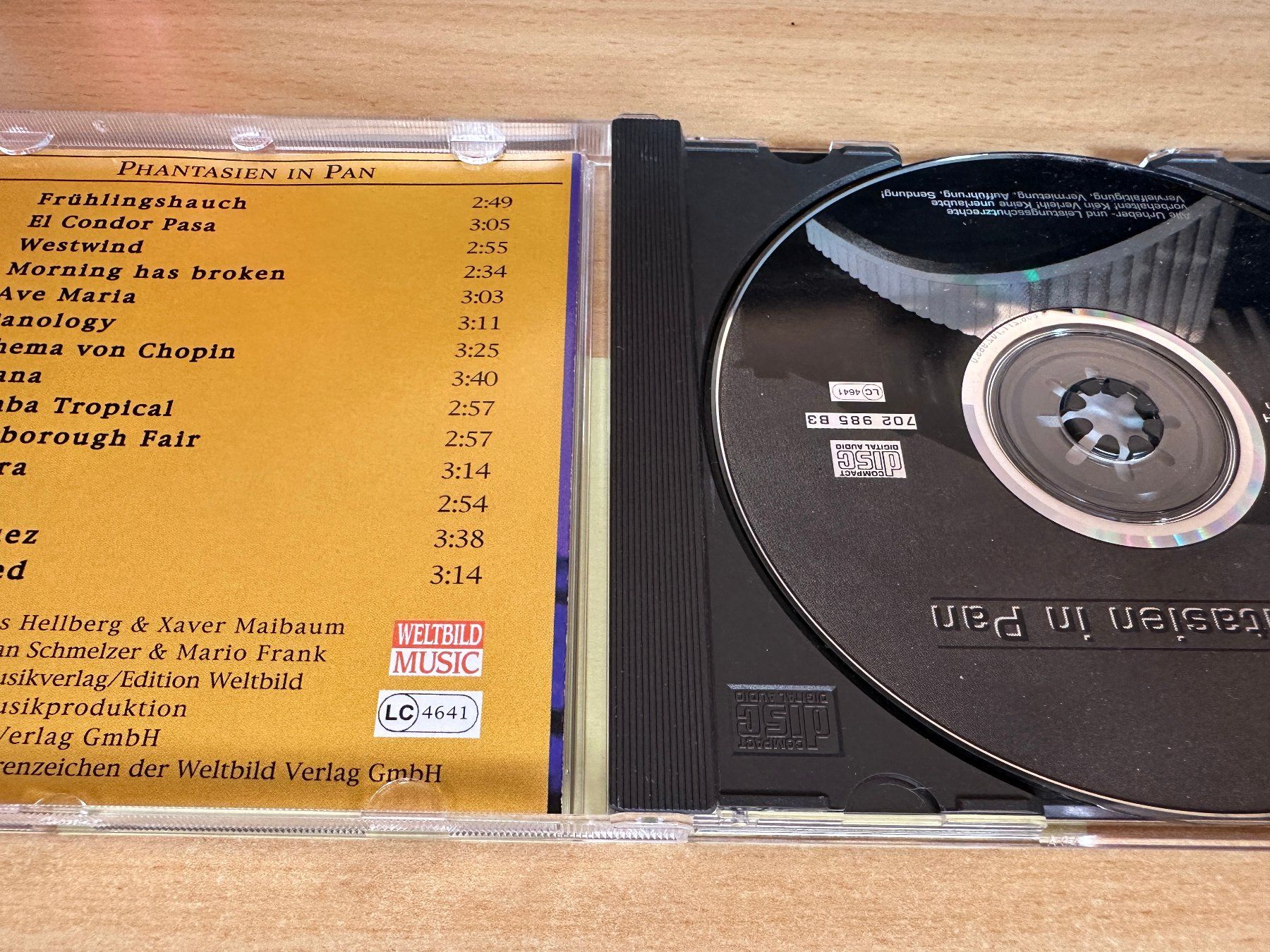 CD: V1 Dimo Dimov – Phantasien In Pan – Usato da Rikon im Tösstal venduto da Alpenmutz 2
