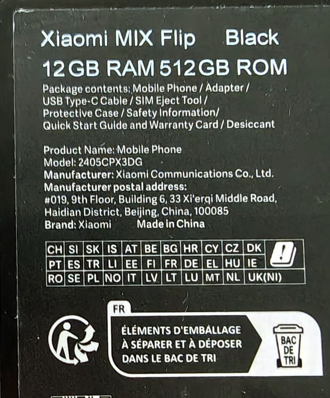 Xiaomi Telefoni cellulari / Smartphones: Xiaomi Mix Flip Global Edition – Nuovo (secondo la descrizione) da Roche VD venduto da Eco_sse 7