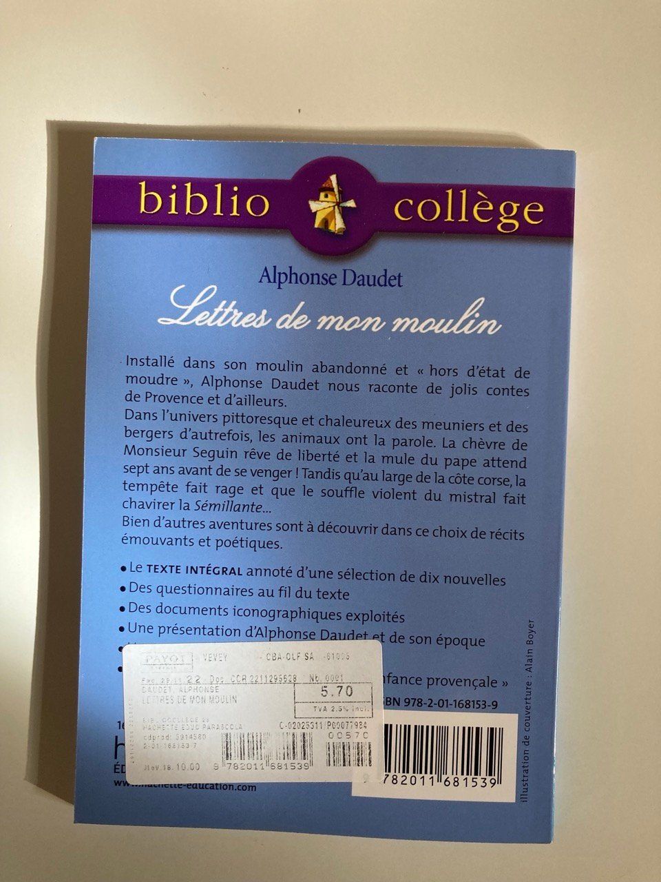 Libri: Lettres de mon moulin – Usato da La Tour-de-Peilz venduto da vve_nm8c 1