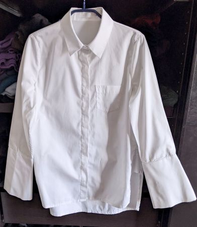 SLEEK ATELIER : Raffinée et originale chemise blanche XS-S-M