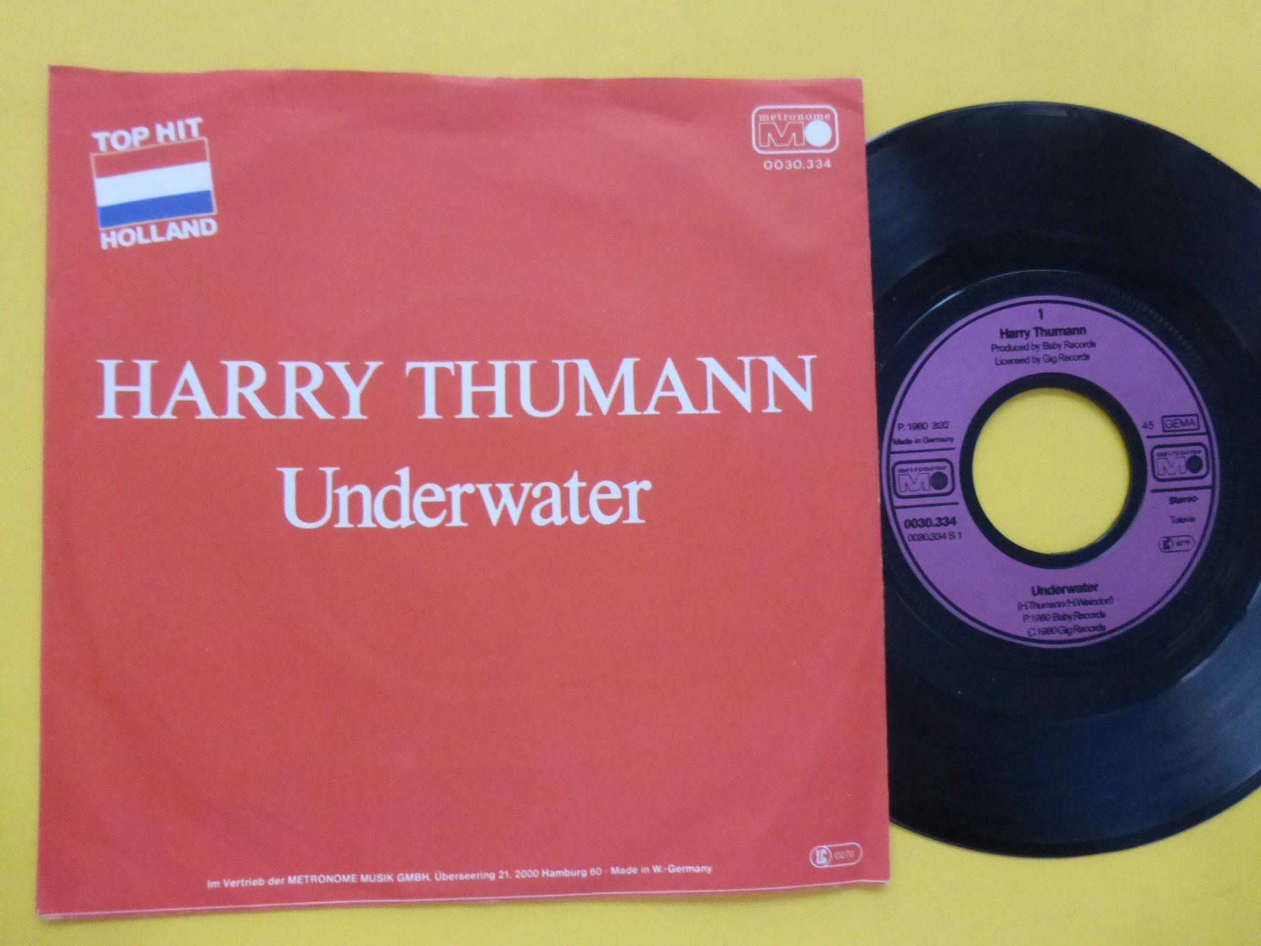 Vinyles: Harry Thumann – Underwater – D'occasion à Zürich par Swiss57