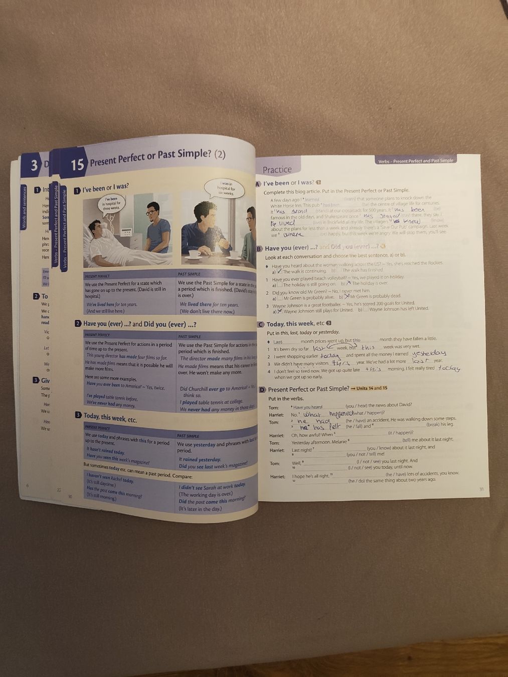 Livres: Oxford Practice Grammar Intermédiaire avec corrigé – D'occasion à Domdidier par witzis 2