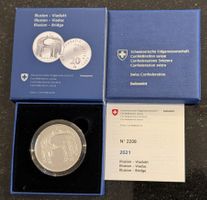 2021 20 Franken Silber pp Illusion - Viadukt Box