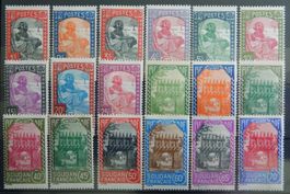 Sudan Franz. Kolonie ex. Kat. 60-79 */gest. 1931/39