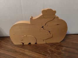 Naef swiss made Holzspielzeug Bär Bärenfamilie 4Stk