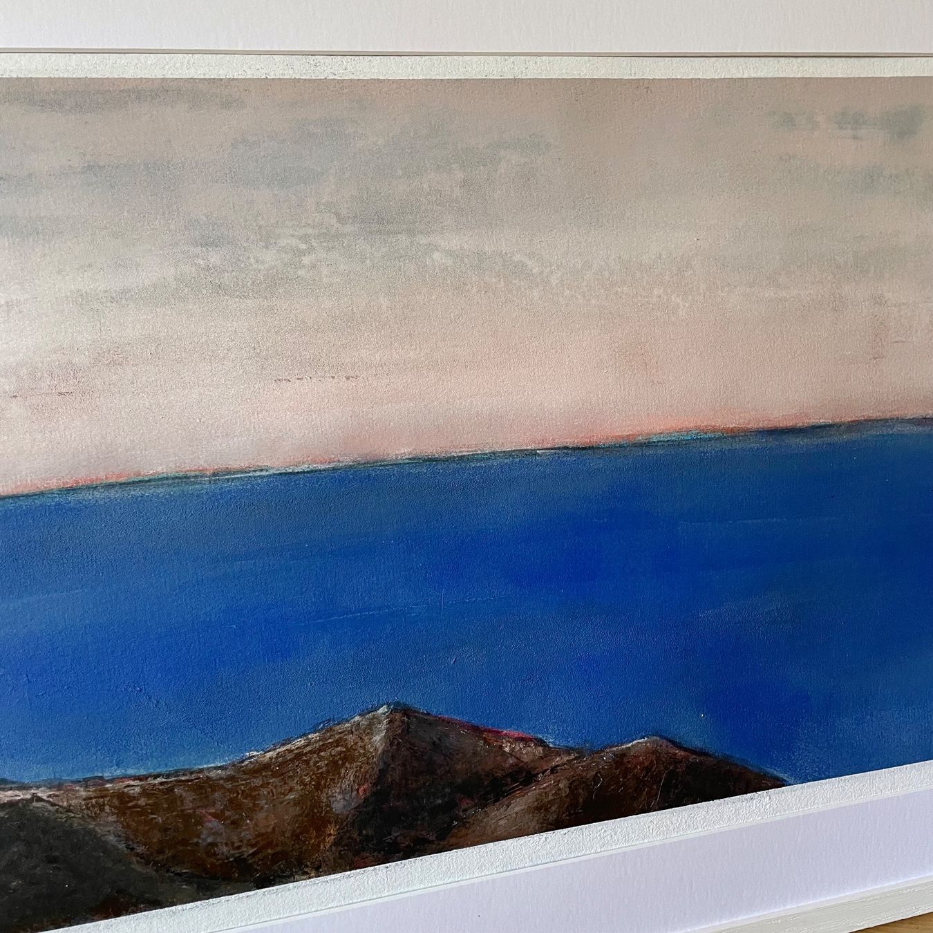 Tableaux: Felsen Klippe Normandie Meer Moderne Kunst Impressionismus – Neuf (Voir description) à St. Niklausen LU par Stefan_Bammert_Art 1